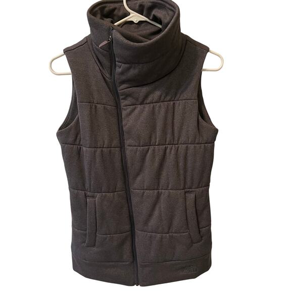 The North Face Vest Danella Insulated Asymmetrical PufferVest Size XS Hiking EUC - Picture 2 of 10